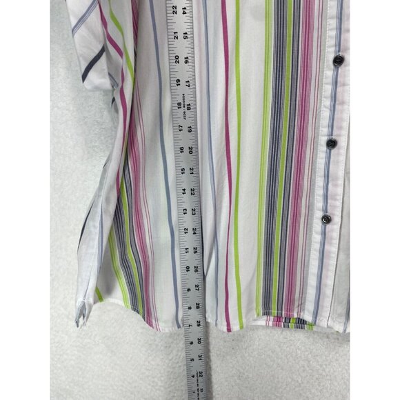 Westbound Woman 3X Short Sleeve Button Up Blouse NWT - Picture 6 of 13